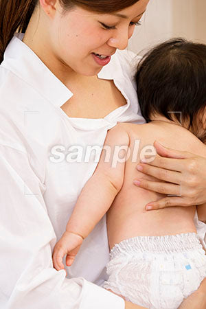 母親と裸の赤ちゃん a0030343PH