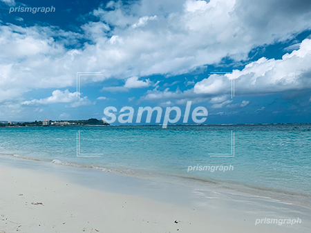 グアムの白いビーチと青い海 b0030003PH