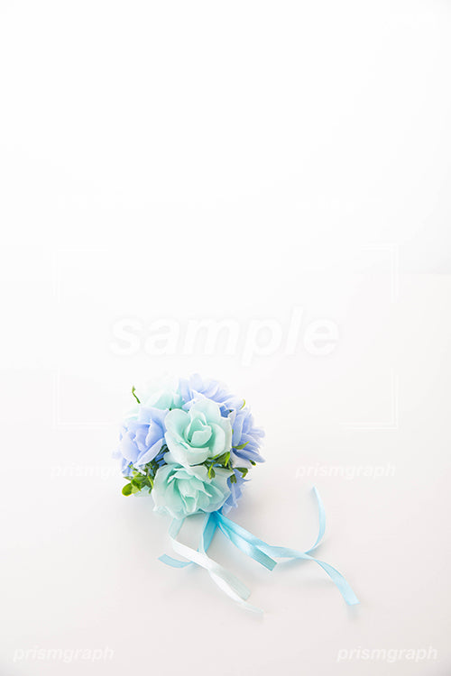 青い薔薇の花束ブーケ e0906