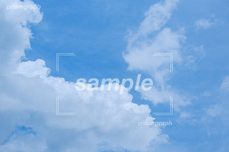 青空と積雲状の雲 s0010003
